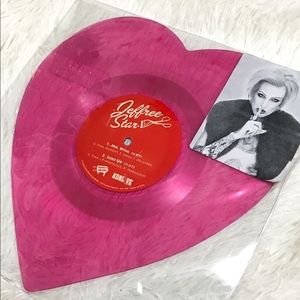 Jeffree Star Heart Pink Transparent Vinyl